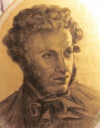 А.С. Пушкин. Рисунок А.М. Опекушина 